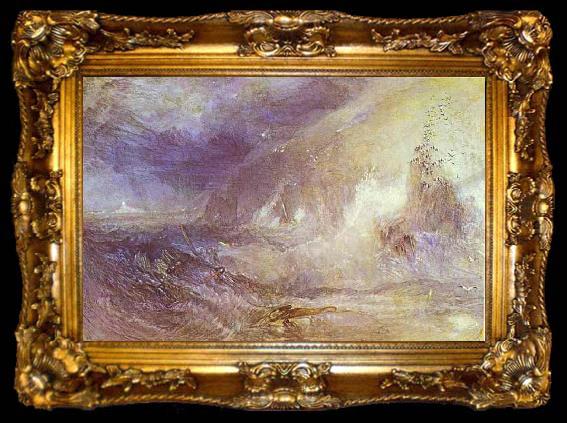 framed  J.M.W. Turner Longships, ta009-2